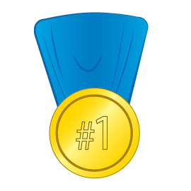 Illustration of an award for #1.